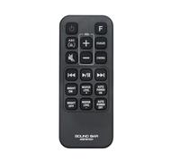 ROLLGAN New AKB74815331 Télécommande de rechange compatible avec LG Soundbar SH4 SPH5B-W SH4D SH3K SPH4B-W SJ3 SPJ4B-W SHC4 SH2 SL4 LAS450H SPL5B-W LAS453B LAS455H LAS485B SJ4 SJ4Y MA5 SL6Y SN6. Y
