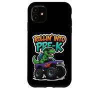 Rollin' Into Pre-K T-Rex Monster Truck New School Boys Coque pour iPhone 11