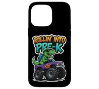 Rollin' Into Pre-K T-Rex Monster Truck New School Boys Coque pour iPhone 14 Pro Max