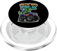 Rollin' Into Pre-K T-Rex Monster Truck New School Boys PopSockets PopGrip pour MagSafe