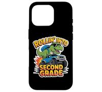 Rollin' Into Second Grade 2e année T-Rex Monster Truck Coque pour iPhone 16 Pro