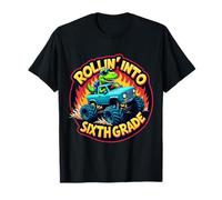 Rollin' Into Sixième année 6e année T-Rex Monster Truck T-Shirt