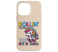 Rollin Through 100 Days of School Unicorn 100th Day Girls Coque pour iPhone 14 Pro Max