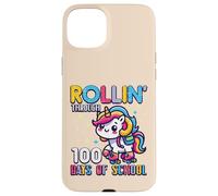 Rollin Through 100 Days of School Unicorn 100th Day Girls Coque pour iPhone 15 Plus