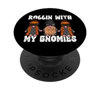 Rollin with My Gnomies Funny Saying Biker Motorcycle GNOME PopSockets PopGrip Adhésif
