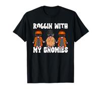 Rollin with My Gnomies Funny Saying Biker Motorcycle GNOME T-Shirt