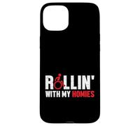 Rollin' with My Homies Funny Wheelchair Handicap Coque pour iPhone 15 Plus