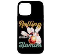 Rollin with My Homies Retro Bowling Femmes Hommes Coque pour iPhone 13 Pro Max