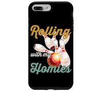 Rollin with My Homies Retro Bowling Femmes Hommes Coque pour iPhone 7 Plus/8 Plus