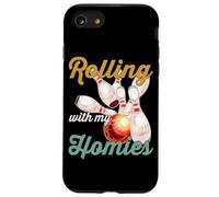 Rollin with My Homies Retro Bowling Femmes Hommes Coque pour iPhone SE (2020) / 7/8