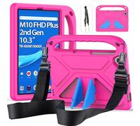 RollinCase Coque Enfant pour Lenovo Tab M10 FHD Plus 10,3 Pouces 2020, Rose