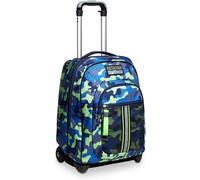 Rolling Backpack, Camo Stains, Wheeled Book Bag, 2 In 1, Backpack + Trolley, For Teen, Girls&boys, For School, Sport, Free Time, Laptop Sleeve, Italian Design