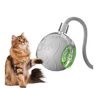 Rolling Ball Cat Toy | Puzzle Cat Toys With Intelligent Sensing | Rechargeable Automatic Rolling Ball With Rope | Interactive Pet Toy For Indoor Cats And Small Dogs.