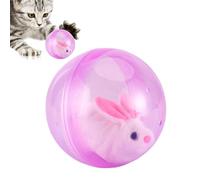 Rolling Ball Dog Toy, Electric Hamster Runner, Pet Play with Rotating Motion, Learning Tool with Crawl Fun, 4.13x2.36x2.17 inches Cute Accessory, Cat Entertainment for Indoor Training Daily Activity
