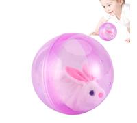 Rolling Ball Dog Toy, Interactive Pet Toys, Running Rabbit Balls, Rotating Crawl for Cats and Dogs, Fun Learning Play, Cute Motion Design, Engagement, Home, Floor, Pets Room, 4.13x2.36x2.17 Inches