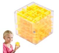 Rolling Ball Maze - Puzzle cube portable de 10 cm, jouet interactif fidget | Jeu dimensionnel , prix pour la enseignement, fournitures de fête de vacances, exercice d'entraînement