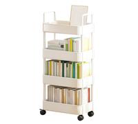 Rolling Cart, Small Multifunctional Cart, Mobile Storage Organizer | Utility Cart On Wheels Space Saving Storage Lightweight Portable Compact Organizer for Kitchen, Bathroom, Living Room, Home