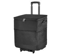 Rolling Cooler, Insulated Chiller Bag with Wheels, 37.6x13.78x11.02 Inches Portable & Lightweight Design, Wheeled Protected Box Cart for Travel, Road, Fishing, Lunch, Picnic, Party, Trip, Patio, Beach