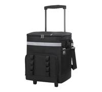 Rolling Cooler - Large Effortless Transport Design Insulated Ice Chest