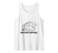 Rolling Fatties Beagle, Un Amoureux drôle et Mignon de Beagle Débardeur