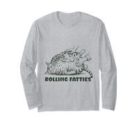 Rolling Fatties Bengal, drôle et Mignon Amoureux du Bengale Manche Longue