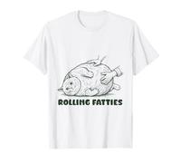 Rolling Fatties British Shorthair Amoureux et Mignon Amoureux des Chats T-Shirt