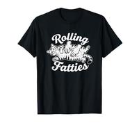 Rolling Fatties - Fat Cat Lover Cat Owner Fun Meme Cat T-Shirt