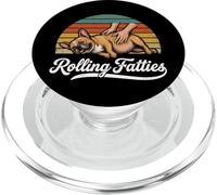 Rolling Fatties French Bulldog PopSockets PopGrip pour MagSafe