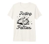 Rolling Fatties Funny Cat Lover for Pet Enthusiasts T-Shirt Haut de Gamme