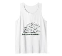 Rolling Fatties Golden Retriever, Un Amoureux Mignon et drôle Débardeur