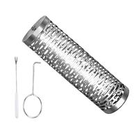 Rolling Grill Basket, Stainless Steel Kitchen Gadgets With Detachable Handle, Nesting Grilling Net, Rolling Grill Basket For Veggies Men Dad Father Birthday Outdoor Cooking Camping Camping Christmas