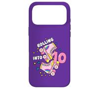 Rolling Into 10 Birthday Roller Skater Boys Girls Kids Bday Coque pour iPhone 17 Pro Max