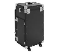 Rolling - Mallette de manucure - Mallette de maquillage - Mallette de beauté avec 4 tiroirs et 4 roues - Pour coiffeur et lieu de travail - Pliable - Capacité de charge de 50 kg - Avec Bluetooth