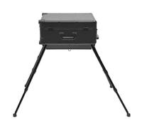 Rolling Maquillage Valise,Rolling Makeup Train Case Cosmétique Trolley Organisateur Voyage avec/LED Lumières et Miroirs,pour Coiffeurs Maquilleurs (Noir)