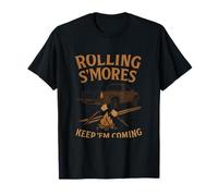 Rolling Smores Keep 'Em Coming Campfire Graphic T-Shirt
