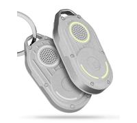 Rolling Square AirNotch Pro - Porte Clef Bluetooth Compatible avec Android Google Find Hub, Tracker Porte Clé Étanche avec Piles et Son Fort, Localisateur Portable Lumineux, Gadget High Tech