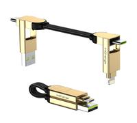 Rolling Square Incharge® X 6-In-1 Connecteur De Charge Pour Porte-Clés Marble Beige