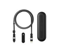 Rolling Square inCharge XL 200cm - Cable Usb c Charge Rapide, 100 W - Chargeur Usb c Universel 6 en 1 pour Appareils Mobiles avec Usb c + Cable Lightning et Micro Usb, Idéal comme Cadeau Homme, Noir