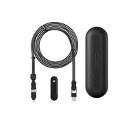 Rolling Square inCharge XL 300cm - Cable Usb c Charge Rapide, 100W - Chargeur Usb c Universel 6 en 1 pour Appareils Mobiles avec Usb c + Cable Lightning et Micro Usb, Idéal comme Cadeau Homme, Noir