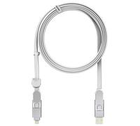 Rolling Square Incharge® Xl Câble De Charge Rapide 6-En-1 2 Mètre White