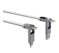 Rolling Square Incharge® Xl Câble De Charge Rapide 6-En-1 3 Mètre White