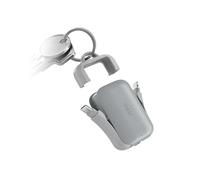 Rolling Square TAU 2 (2nd Gen) - Power Bank avec Porte Clé, 5V Batterie Externe Portable avec Cable Usb c, Cable Lightning, Micro Usb avec Fonction Carte de Visite Numérique NFC/QR Code, 2000mAh, Gris