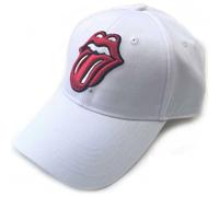 Rolling Stones Casquette de baseball Classic Tongue Blanc