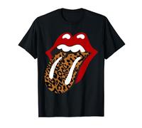 Rolling Stones Langue Léopard classique T-Shirt
