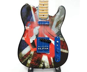 Rolling Stones - Mini Guitar Collection - Mini Chitarra Da Collezione Replica in Legno - Rolling Stones - Keith Richards -