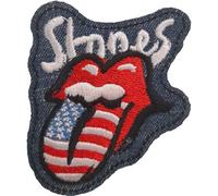 Rolling Stones Patch officiel tissé Motif drapeau filtré