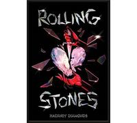 Rolling Stones - Poster - Hackney Diamonds + cadre interchangeable, Shinsuke® Maxi plastique noir, vitre acrylique