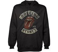 Rolling Stones Sweat à Capuche Homme, Noir, L