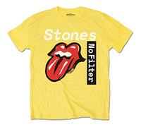 Rolling Stones T-Shirt Homme Filter Text - Jaune - X-Large