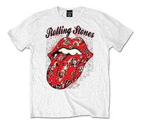 Rock Off Trade T-shirt Rolling Stones Tattoo Flash Blanc L Unisexe Import